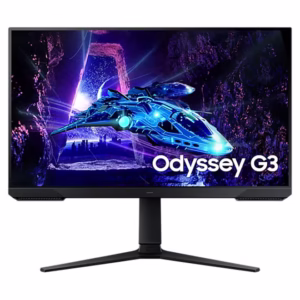Samsung 27” Odyssey G30D Gaming Monitor, 180Hz refresh rate & 1ms response time(MPRT), AMD FreeSync, Eye Saver Mode & Less Screen Flickering, 3-sided Borderless design, Ergonomic Stand - LS27DG302EMXU