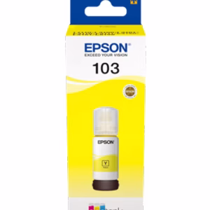 Epson 103 Ecotank Ink Bottle, Yellow For Printer Refill, 65Ml, One Size