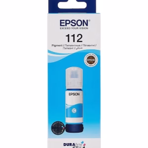 Epson 112 EcoTank Pigment Cyan ink bottle