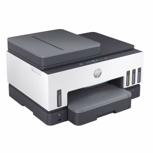 HP Smart Tank 790 All-in-One Printer wireless, Print, Scan, Copy, Fax, Auto Duplex Printing, Document Feeder, Print up to 18000 black or 8000 color pages, White/Grey [4WF66A]