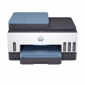 HP Smart Tank 795 All-in-One Printer wireless, Print, Scan, Copy, Fax, Auto Duplex Printing, Document Feeder, Print up to 18000 black or 8000 color pages, White/Blue [28B96A]