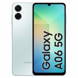 Samsung Galaxy A06 5G, Android Smartphone, Dual SIM Mobile Phone, 4GB RAM, 128GB Storage, Light Green (UAE Version)