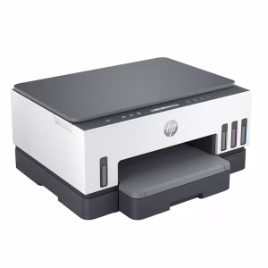HP Smart Tank 720 All-in-One Printer Wireless, Print, Scan, Copy, Auto Duplex Printing, Print up to 18000 black or 8000 color pages, White/Grey [6UU46A]