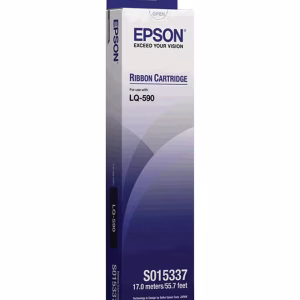 Epson Black Fabric Ribbon - -Cartridge For Cart-Lq-590 (S015337)