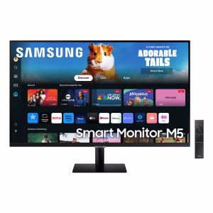 Samsung M5 2024 Smart Monitor 27" Smart Monitor, Wifi, Bluetooth, Speaker, FHD (1,920 x 1,080) Black |LS27DM500EMXUE
