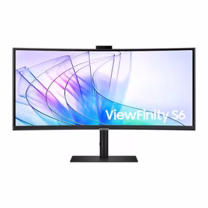 Samsung 34" S65VC ViewFinity Ultra-Wide Monitor (LS34C650VAMXUE) – QHD, Curved, 21:9 Aspect Ratio, USB-C, HDR10 – Bundle Includes Headset Stand, Wireless Mouse & Mouse Pad